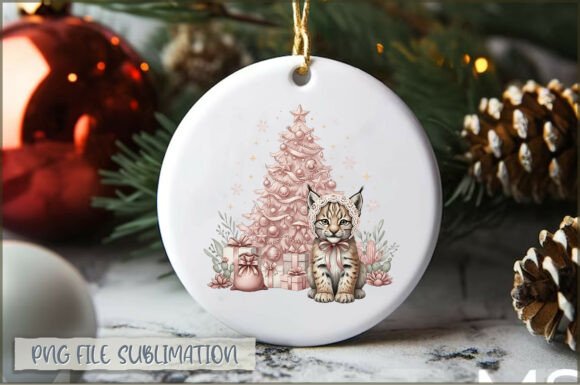 Baby Bobcat 1st Christmas Ornament PNG: A Crafter’s Review of This Illustrations Asset