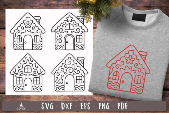 Christmas Gingerbread House SVG: A Designer’s Review for Illustrations and Branding