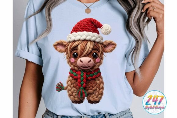 Crochet Faux Yarn Christmas Highland Cow Review