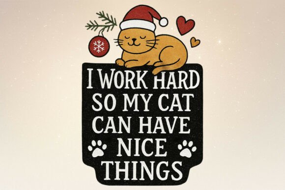 Festive Christmas Pet Lover Quote PNG: A Design Asset for Local Business Magic