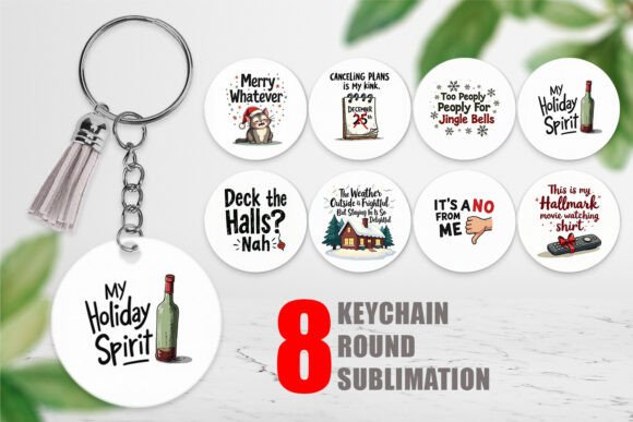 Funny Sarcastic Christmas Keychain Review