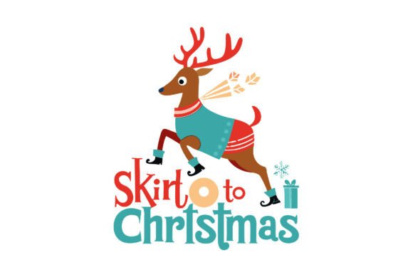 Skirt to Christmas PNG Review: Editorial Illustrations for Modern Blogs